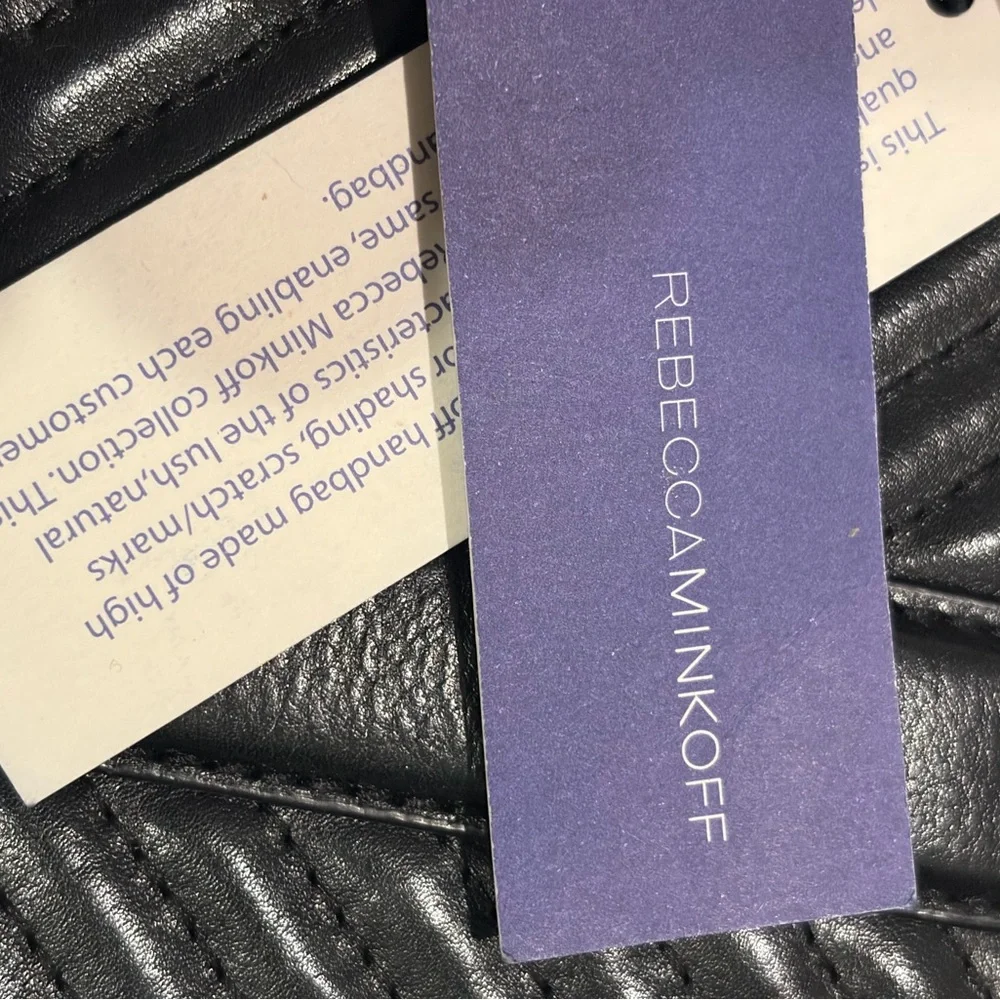 Rebecca Minkoff Black Quilted Leather Shoulder Bag - Picture 9 of 12